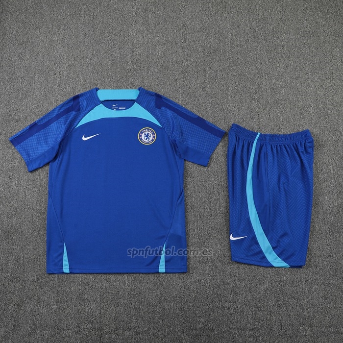 Chandal del Chelsea Manga Corta 2022-2023 Azul - Pantalon Corto
